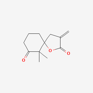 6,6-Dimethyl-3-methylidene-1-oxaspiro[4.5]decane-2,7-dione