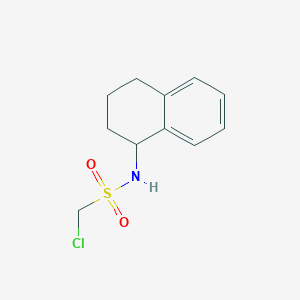 B1401175 1-chloro-N-(1,2,3,4-tetrahydronaphthalen-1-yl)methanesulfonamide CAS No. 1340105-87-4