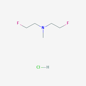 2-fluoro-N-(2-fluoroethyl)-N-methylethanamine;hydrochloride