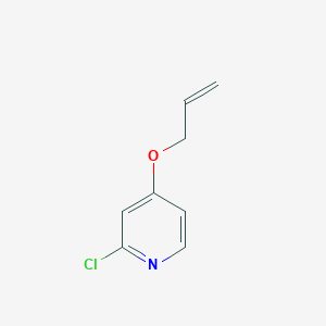 molecular formula C8H8ClNO B1401178 4-Allyloxy-2-chloropyridine CAS No. 1340215-30-6