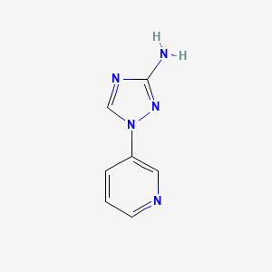 molecular formula C7H7N5 B1401182 1-(pyridin-3-yl)-1H-1,2,4-triazol-3-amine CAS No. 1340163-73-6