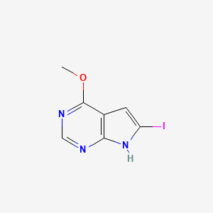 6-Iodo-4-methoxy-7H-pyrrolo[2,3-d]pyrimidine