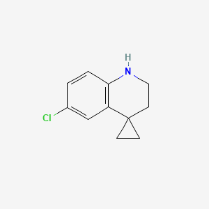 6'-Chloro-2',3'-dihydro-1'H-spiro[cyclopropane-1,4'-quinoline]