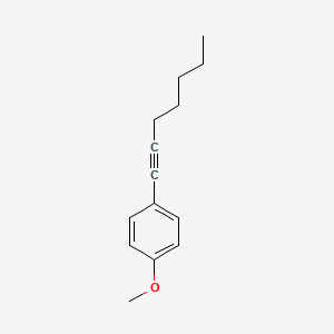 1-(4-Methoxyphenyl)-1-heptyne