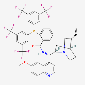 2-[Bis[3,5-bis(trifluoromethyl)phenyl]phosphino]-N-[(8alpha,9S)-6'-methoxycinchonan-9-yl]benzamide