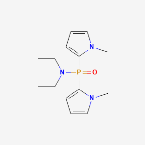 N-Bis(1-methylpyrrol-2-YL)phosphoryl-N-ethyl-ethanamine