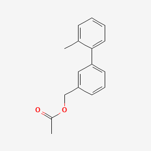 molecular formula C16H16O2 B14011971 (2'-Methyl-[1,1'-biphenyl]-3-yl)methyl acetate CAS No. 1998216-01-5