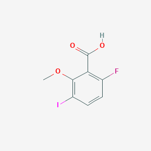 6-Fluoro-3-iodo-2-methoxybenzoic acid