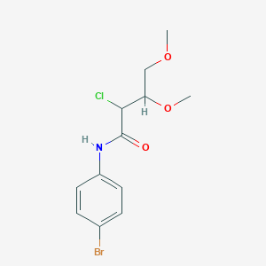 N-(4-bromophenyl)-2-chloro-3,4-dimethoxybutanamide