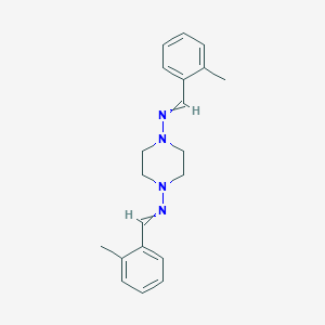 N,N'-(Piperazine-1,4-diyl)bis[1-(2-methylphenyl)methanimine]