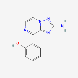 2-(2-Amino-[1,2,4]triazolo[1,5-a]pyrazin-8-yl)phenol