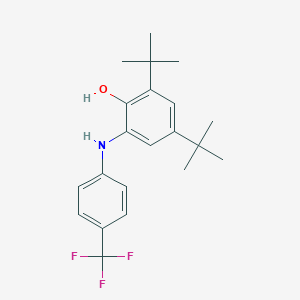 2,4-DI-Tert-butyl-6-((4-(trifluoromethyl)phenyl)amino)phenol