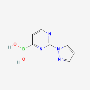 2-(1H-Pyrazol-1-yl)pyrimidine-4-boronic acid