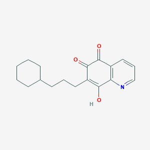 7-(3-Cyclohexylpropyl)-8-hydroxyquinoline-5,6-dione