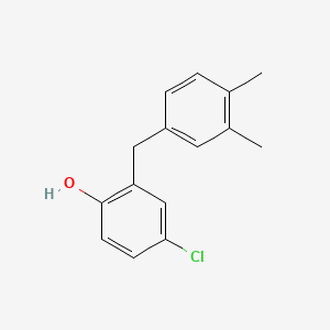 o-CRESOL, 4-CHLORO-alpha-(3,4-XYLYL)-