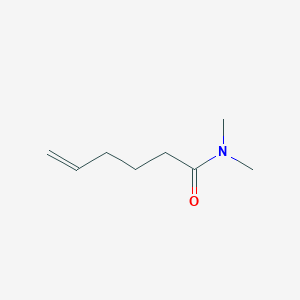 molecular formula C8H15NO B14012099 N,N-Dimethyl-5-hexenamide 