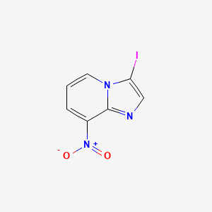 molecular formula C7H4IN3O2 B1401212 3-Iodo-8-nitroimidazo[1,2-a]pyridine CAS No. 1373350-43-6