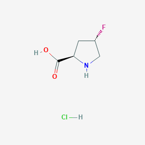 (2R,4S)-4-fluoropyrrolidine-2-carboxylic acid hydrochloride