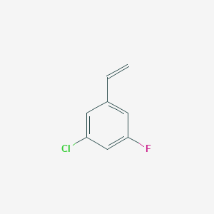 B1401230 1-Chloro-3-ethenyl-5-fluorobenzene CAS No. 1602840-78-7