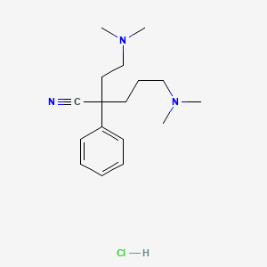 5-Dimethylamino-2-(2-dimethylaminoethyl)-2-phenyl-pentanenitrile