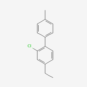 2-Chloro-4-ethyl-4'-methyl-1,1'-biphenyl