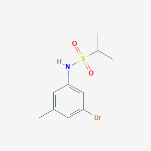 molecular formula C10H14BrNO2S B1401242 N-(3-bromo-5-methylphenyl)propane-2-sulfonamide CAS No. 1269233-13-7