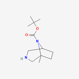 Tert-butyl 1-methyl-3,8-diazabicyclo[3.2.1]octane-8-carboxylate