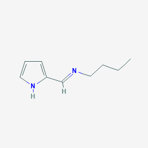 N-[(E)-pyrrol-2-ylidenemethyl]butan-1-amine