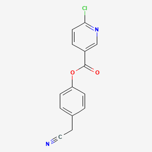 4-(Cyanomethyl)phenyl 6-chloronicotinate