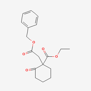 Ethyl 1-[2-(benzyloxy)-2-oxoethyl]-2-oxocyclohexane-1-carboxylate