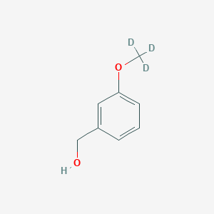 molecular formula C8H10O2 B14012478 (3-(Methoxy-D3)phenyl)methanol 