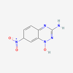 1-hydroxy-7-nitro-7H-1,2,4-benzotriazin-3-amine