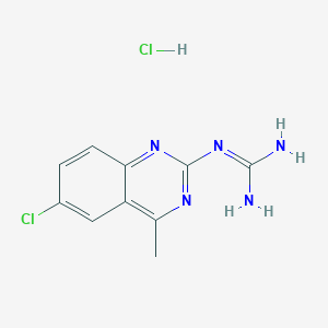 2-(6-Chloro-4-methylquinazolin-2-YL)guanidine hydrochloride