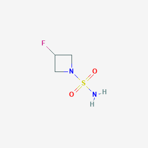 molecular formula C3H7FN2O2S B1401265 3-Fluoroazetidine-1-sulfonamide CAS No. 1282551-33-0