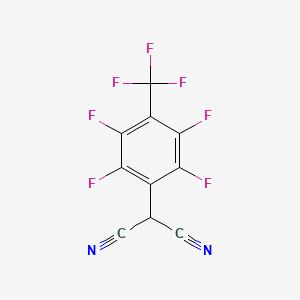 [2,3,5,6-Tetrafluoro-4-(trifluoromethyl)phenyl]propanedinitrile