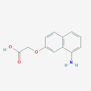 [(8-Aminonaphthalen-2-yl)oxy]acetic acid