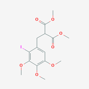 Dimethyl 2-[(2-iodo-3,4,5-trimethoxyphenyl)methyl]propanedioate