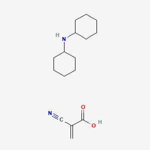 molecular formula C16H26N2O2 B1401268 二环己胺 2-氰基丙烯酸酯 CAS No. 263703-32-8