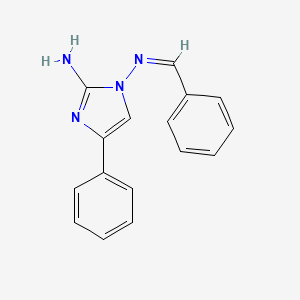 4-Phenyl-N1-[(1e)-phenylmethylene]-1h-imidazole-1,2-diamine