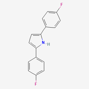 2,5-Bis(4-fluorophenyl)-1H-pyrrole