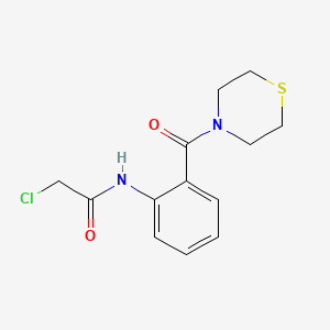 N1-[2-(1,4-thiazinan-4-ylcarbonyl)phenyl]-2-chloroacetamide