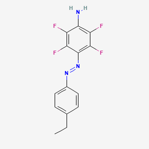 4-[(e)-(4-Ethylphenyl)diazenyl]-2,3,5,6-tetrafluoroaniline