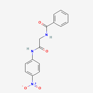 N-[(4-Nitrophenyl)carbamoylmethyl]benzamide