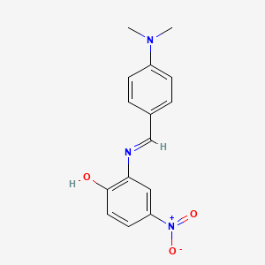 2-({(e)-[4-(Dimethylamino)phenyl]methylidene}amino)-4-nitrophenol