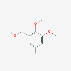 molecular formula C9H11FO3 B1401281 (5-氟-2,3-二甲氧基苯基)甲醇 CAS No. 1378794-80-9