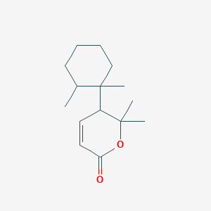 5-(1,2-Dimethylcyclohexyl)-6,6-dimethyl-5,6-dihydro-2H-pyran-2-one