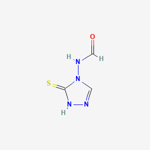 N-(5-sulfanylidene-1H-1,2,4-triazol-4-yl)formamide