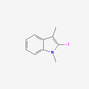 molecular formula C10H10IN B1401288 2-碘-1,3-二甲基-1H-吲哚 CAS No. 37117-32-1