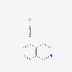 molecular formula C14H15NSi B1401294 5-((Trimethylsilyl)ethynyl)isoquinoline CAS No. 1246441-76-8