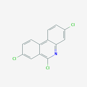 molecular formula C13H6Cl3N B14013055 3,6,8-Trichlorophenanthridine CAS No. 33692-80-7